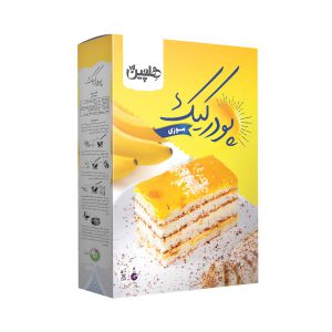 پودر کیک موز 500 گرمی - صنایع غذایی هلچین