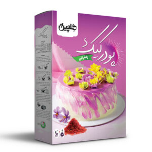 پودر کیک زعفرانی 500 گرمی - صنایع غذایی هلچین