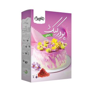 پودر کیک زعفرانی 500 گرمی - صنایع غذایی هلچین